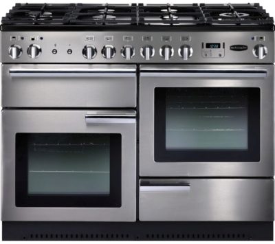 RANGEMASTER Professional 110 Dual Fuel Range Cooker - Stainless Steel & Chrome RANGEMASTER Professional 110 Dual Fuel Range Cooker - Stainless Steel & Chrome